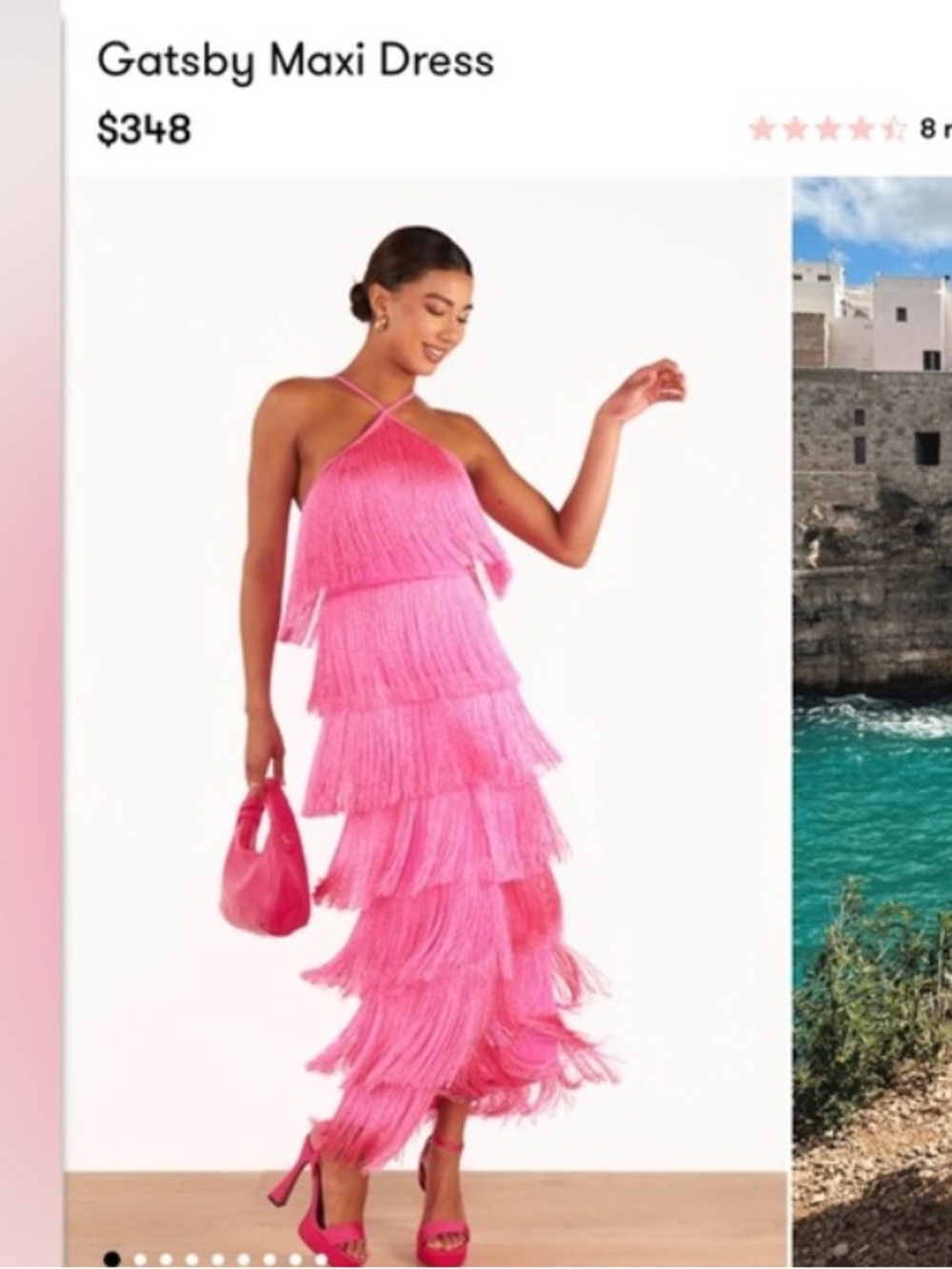 Show Me Your Mumu Hot Pink Fringe Dress